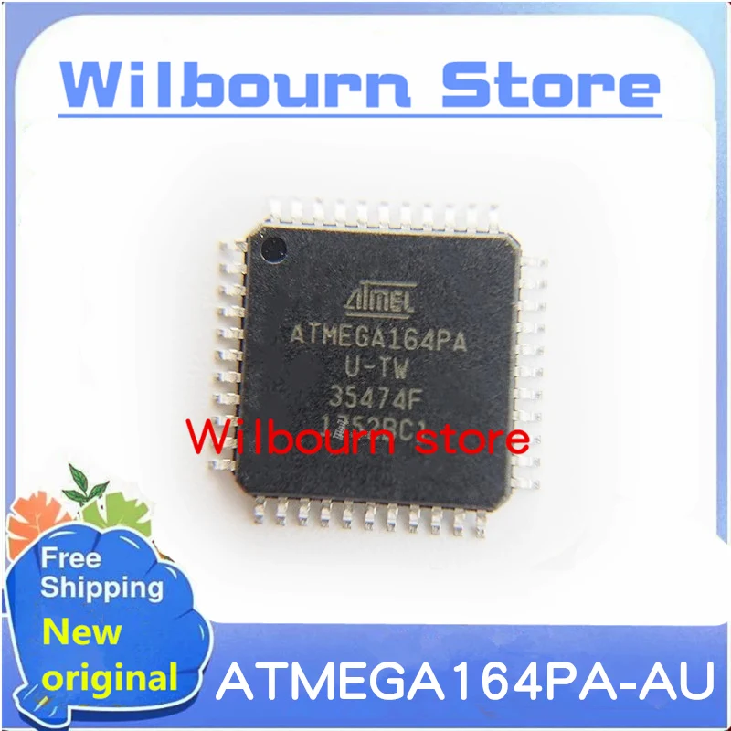 

5PCS~20PCS/LOT ATMEGA164PA-AU ATMEGA164PAU-TW ATMEGA164PA QFP44 100% New Spot stock