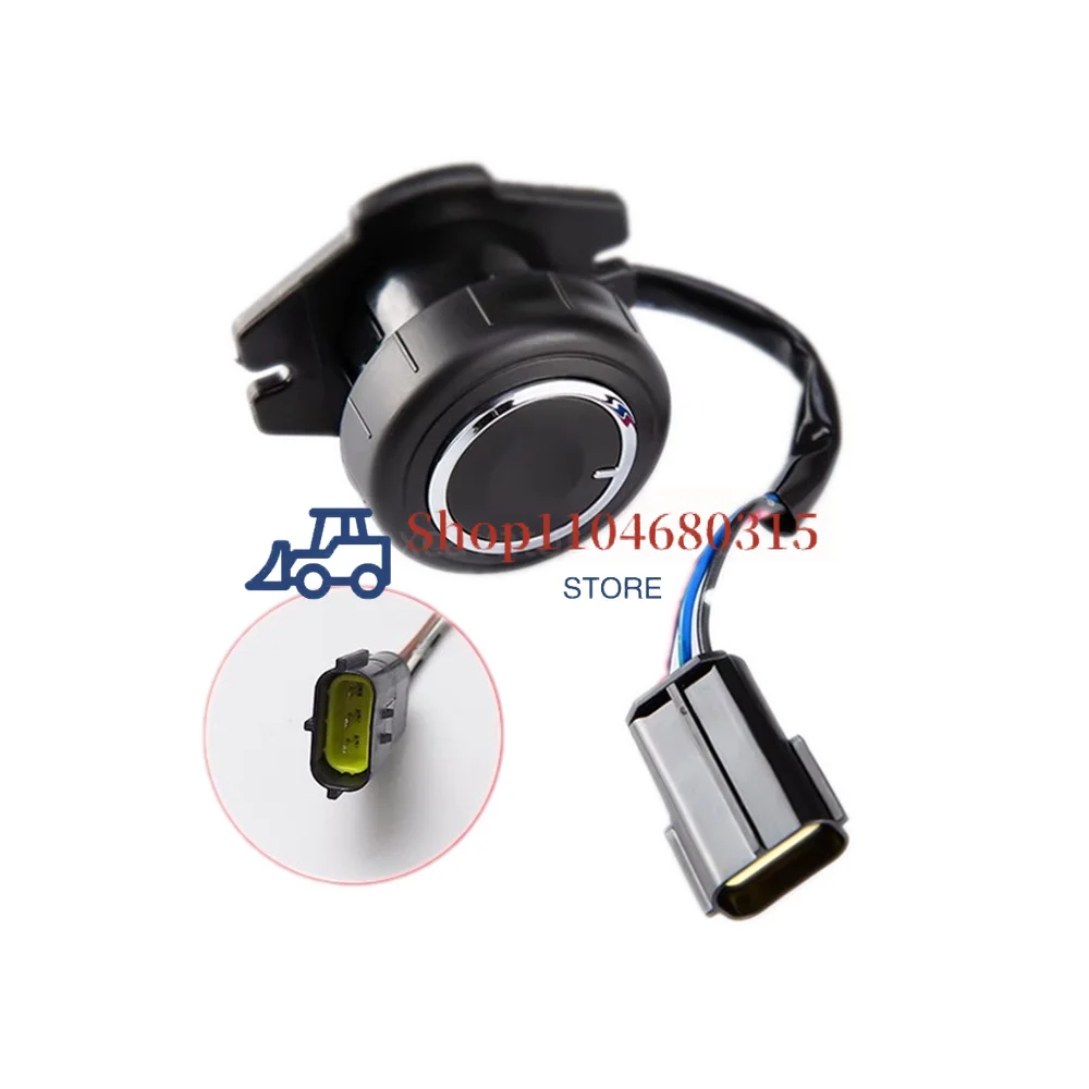 

For Excavator Parts 300661-00004A Doosan Daewoo DX130/150/220/225/258/300-5-7-9 Of Throttle Knob Fuel Switch Fuel Starter