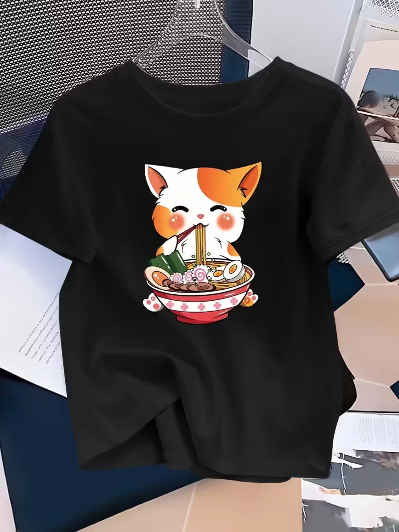 Camiseta Casual Fem…