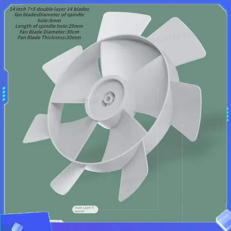 New 1PCS for Mijia BPLDS05DM DC Inverter Circulating Floor Fan Blade Accessory