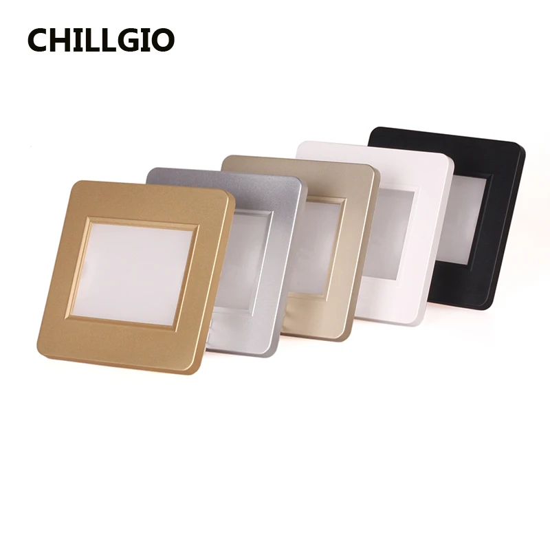 CHILLGIO Radar Detection Sensor Stairs Light Step Staircase Led Corridor Ladder Lighting Modern Home Interior Recessed Wall Lamp