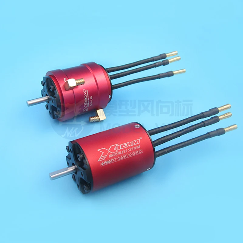 4-Pole 3650 Brushless Motor KV3300+Water-Cooling Jacket RC Boat Power Set 5mm Shaft 50-75CM Ship Strong Torque High Efficiency