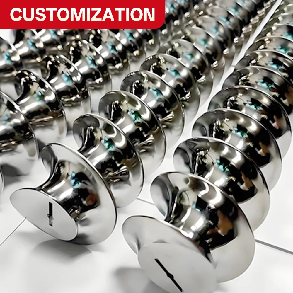 

Customized Conveying Extrusion Feeding Injection Molding Machine Feed Screw Spiral Rod Material Stainless Steel Spiral Blade