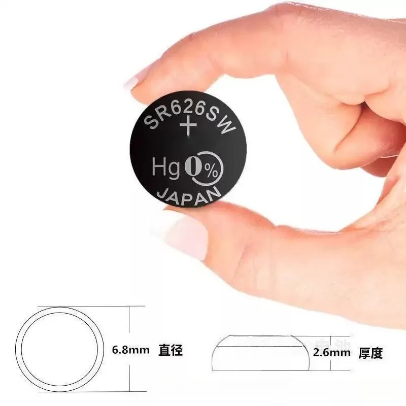 100% New Original For Sony SR626SW AG4 LR626 377A 177 LR66 Quartz Watch Button Cell Battery + Free Tools