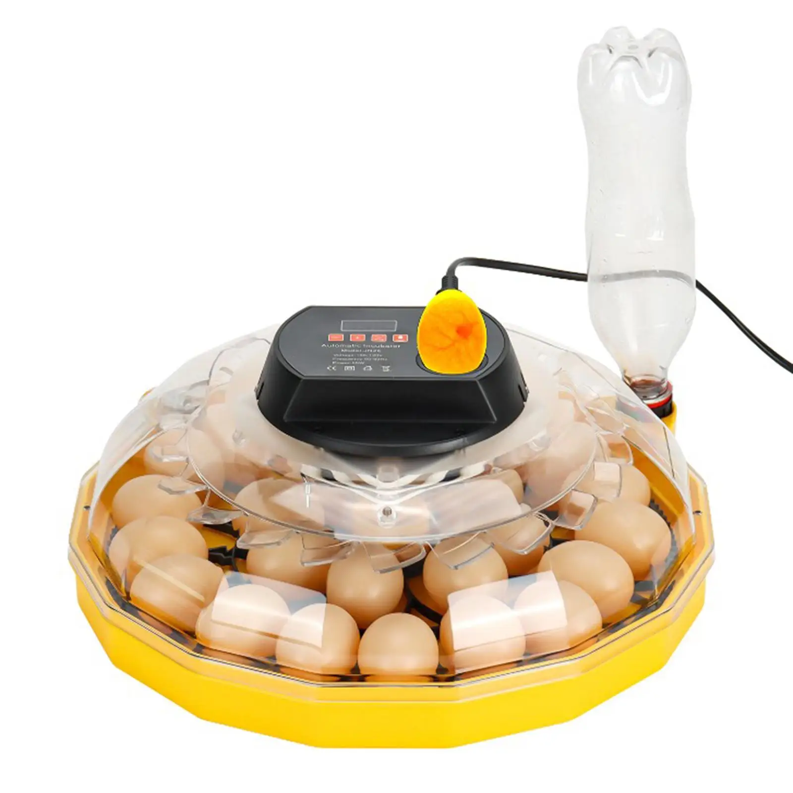 Chicken Egg Incubator Temperature and Humidity Control Household Lightweight Hatching Chicken for Turkey Quail Birds Goose Duck