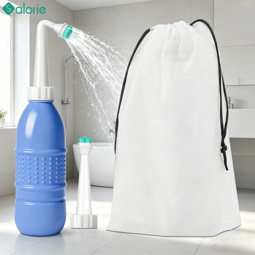 

500ml Peri Bottle Portable Bidet Hand Held Travel Bidet Sprayer Jet Spray Bottle for Toilet Postpartum and Perineal Care Bidet