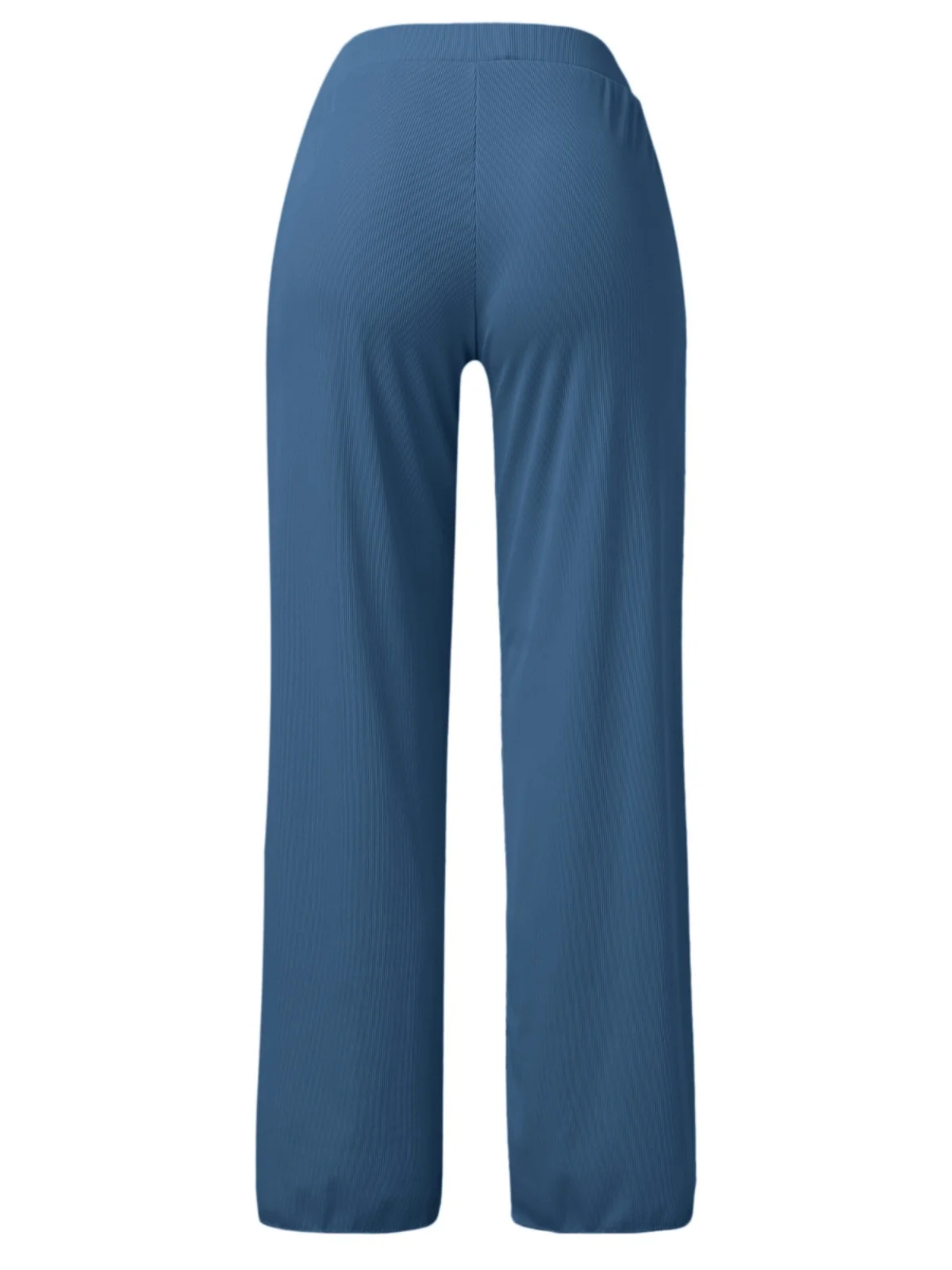 Pantaloni a gamba larga a vita alta da donna Pantaloni casual drappeggiati drappeggiati a pieghe Colore Street Sle Summer Faion