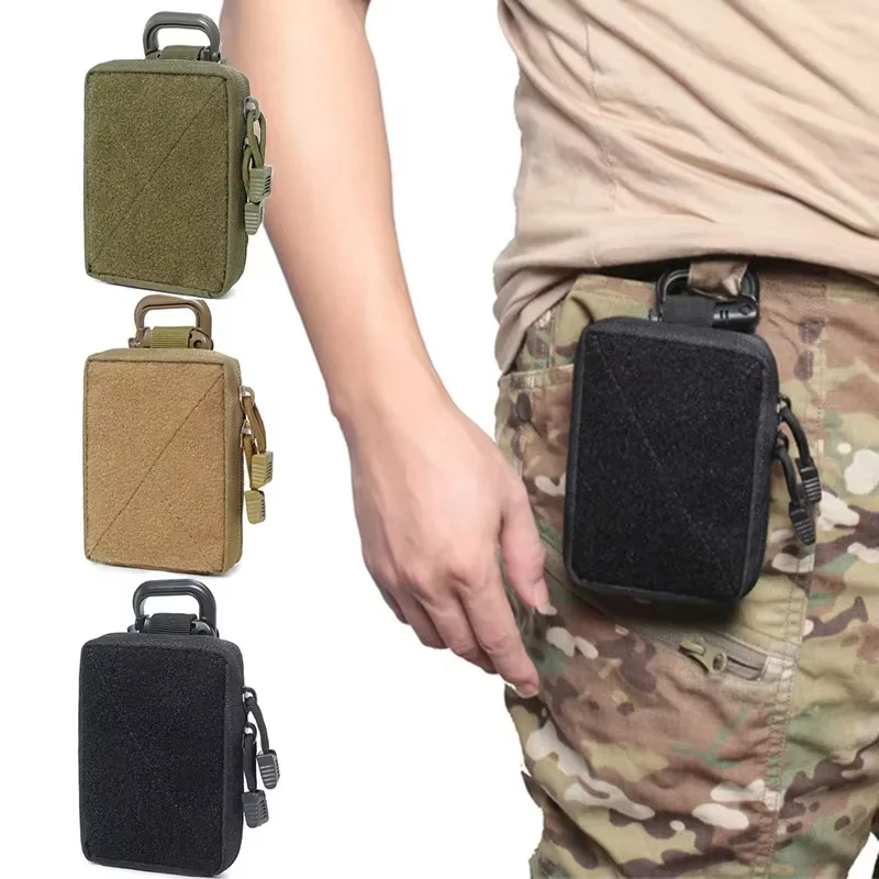 DIZETION EDC Pouch MOLLE Range Bag Medical Organizer Small Wallet Outdoor Hunting Accessories Equipment