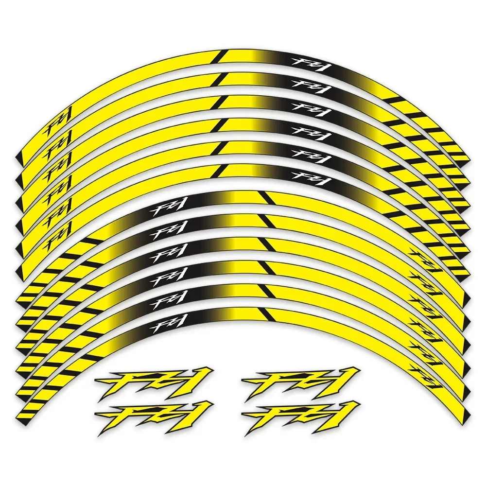 MOTO For YAMAHA FZ1 FZ 1 FZ-1 Motorcycle Parts Contour Wheel Decoration Decal Sticker - D