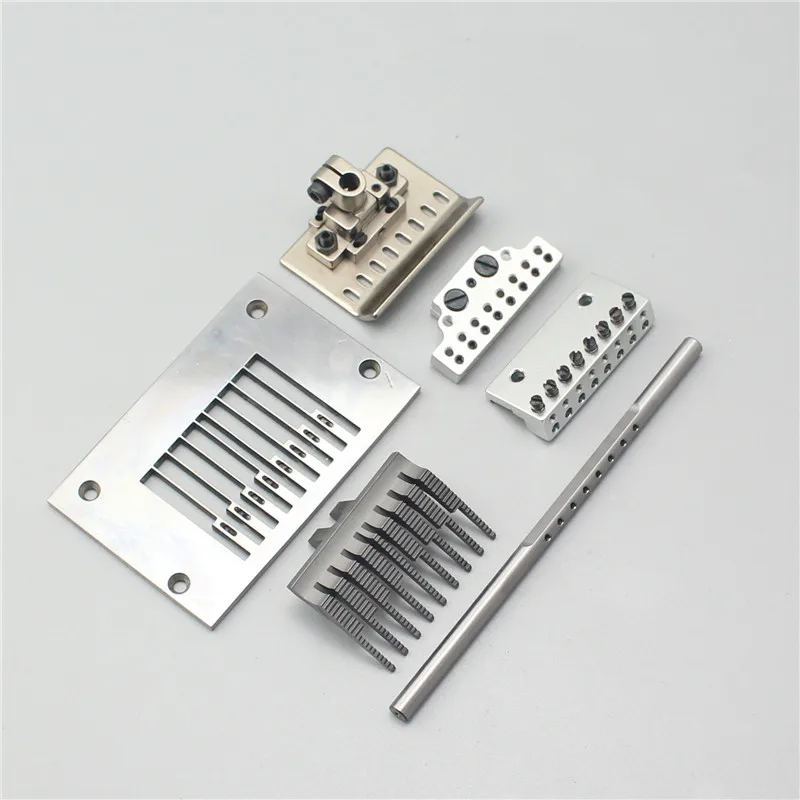1set Premium Siruba Vc008 Multi Needle Machine Rubber Car Pulling Waist Car Installation Quality 8-Needle Group 1/4 Parts