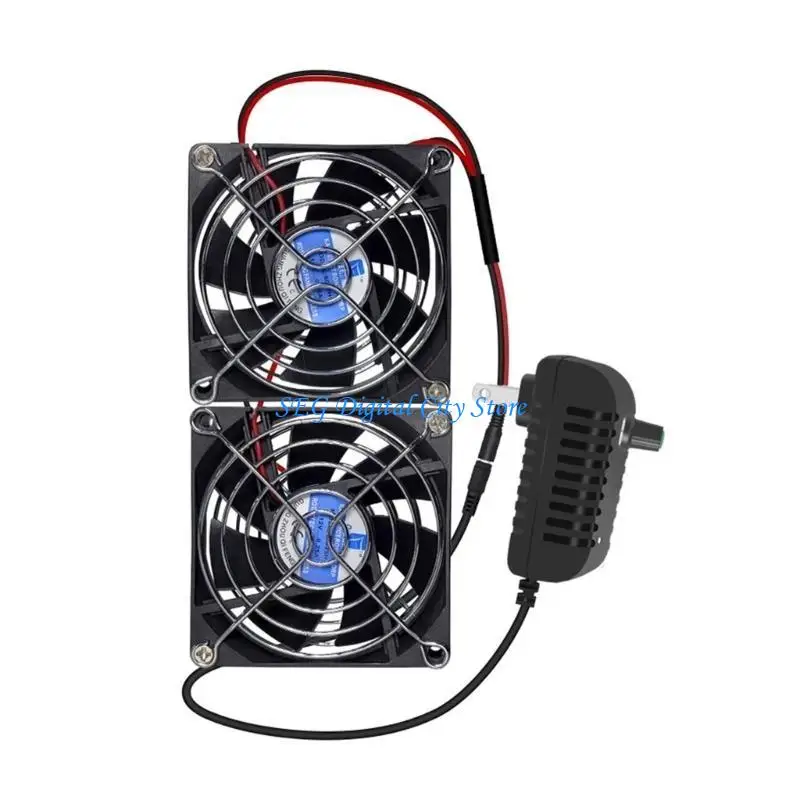 

U75B 8025 Fan 80x80x25mm Small Exhaust Fan 3500RPM Adjustable Speed Server Coolerfor Machine Chassis Workstation Cooling