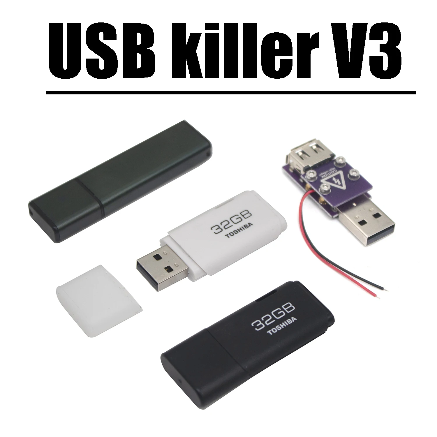 USB Killer V3 USBkiller High Voltage Pulse Generator For Damaged USB HUB Computer Notebook Destroy Motherboard Power WIFI Router