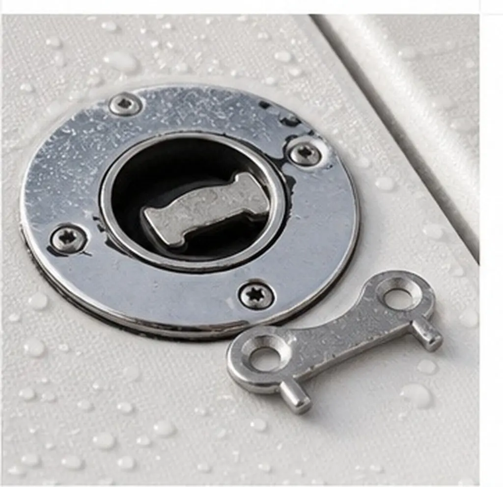3Pcs Gas Cap Boat Key Replacement For Boat Deck Access Marine Engine Stainless Steel Fill Plate Tool