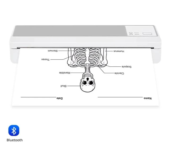 

Thermal Printer A4 Supports Windows MacOS IOS and Android APP Bluetooth Thermal Printer
