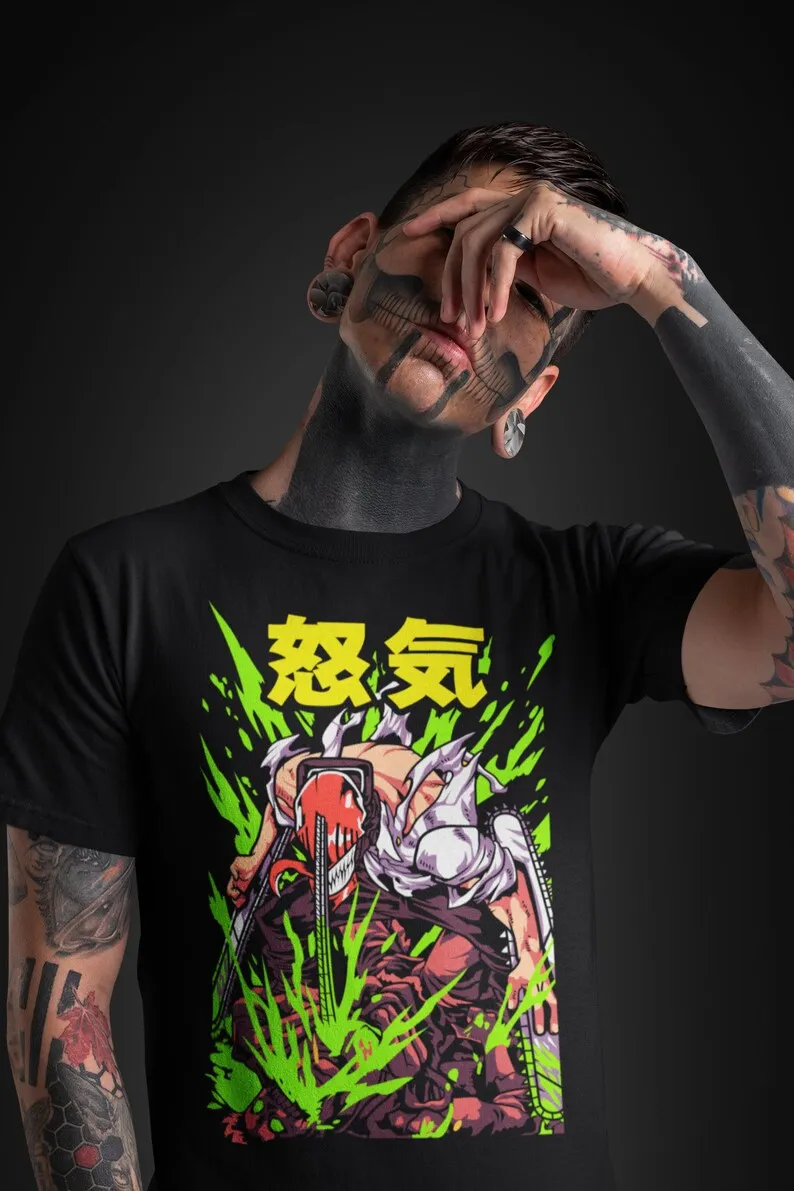 Chainsawman Shirt, No Forgiveness, Manga Shirt