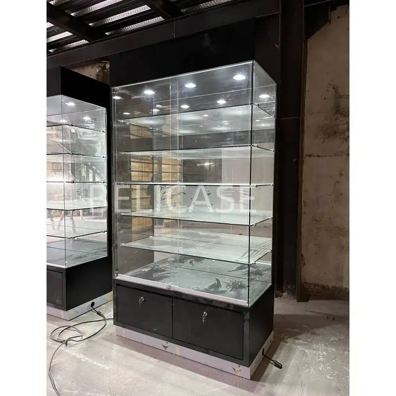 

customized.Boutique display cabinet and glass showcases and display cases jewelry showcase smoke shop display vitrine