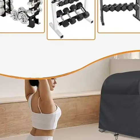 210d-オックスフォード布ダンベルラックダストカバーダンベルウェイトラックカバーホームアクセサリーキャンプオーガナイザーフィットネス機器用