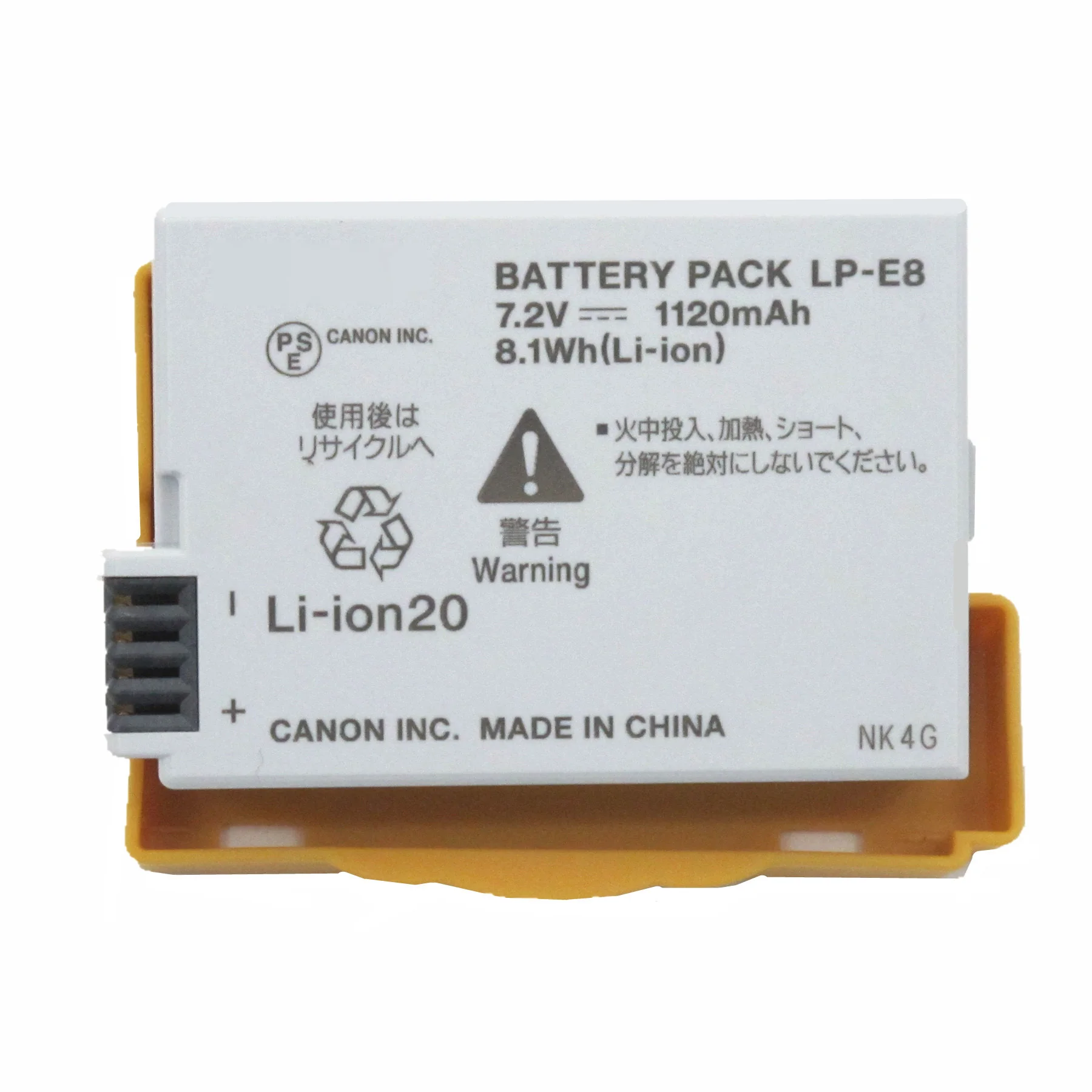 

Original 1120mah LP-E8 LPE8 Camera Battery for Canon 550D 600D 650D 700D Kiss X4 X5 X6i X7i Rebel T2i T3i T4i T5i