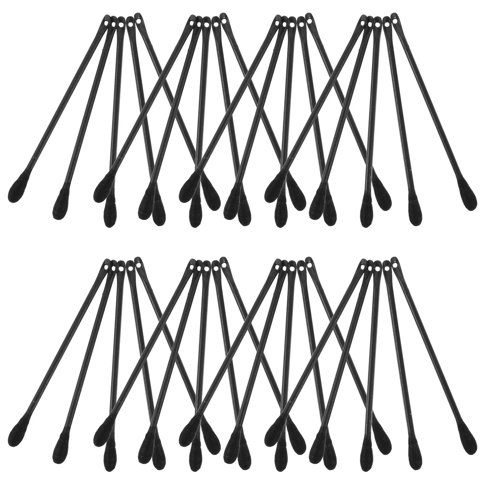 100Pcs Disposable Blackhead Removal Stick Double Ended Cotton Swabs for Nose Face Pore Cleansing Facial Blackhead Extractor