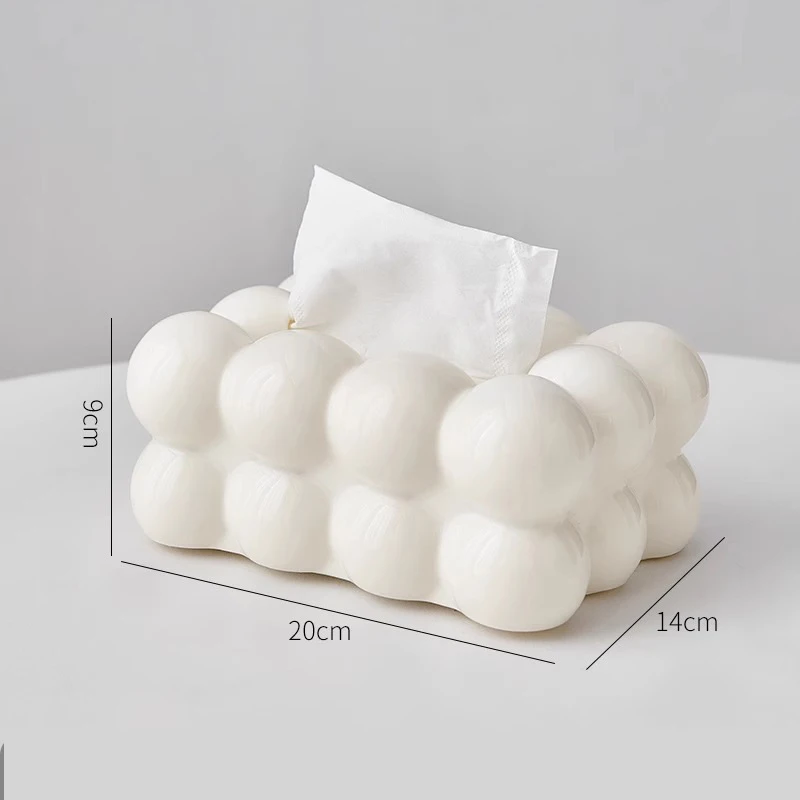 Cloud Design Tissue Box Living Room Coffee Table Towel Dispenser Desktop Paper Storage Holder Kitchen Decor Car Tissue Organizer