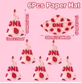 6pcs paper hat