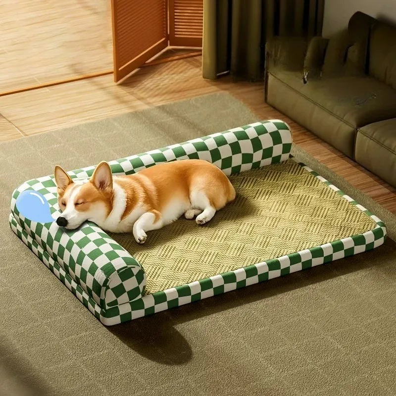 Cama Moderna para Perros Grandes Frenchie, Colchón de Diseño Duradero y de Calidad, Artículos Esenciales para Perros, Cama para Perro para Interiores, Artículos para Mascotas