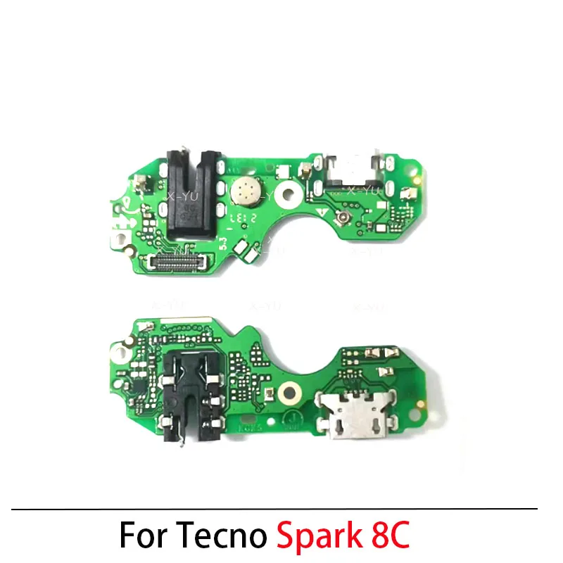 For Tecno Spark 2 3 4 5 6 7 8 7T 8C Go Air Pro KC2 KC6 KF6 KD6 KD7 KE7 KC8 KF8 KG6 KF6P USB Charging Board Dock Port Flex Cable