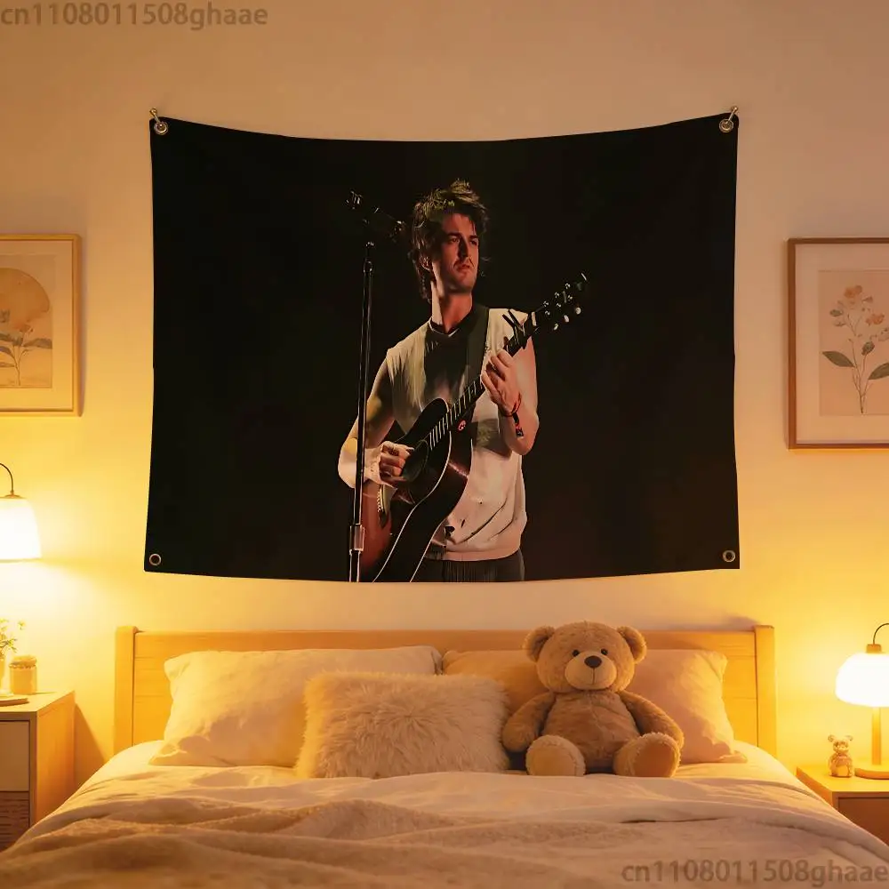 J-Joe Keery Decide end of beginning Flag Tapestry Wall Hanging Sassy Aesthetic Decoration Dorm PartyBackdrops Cloth