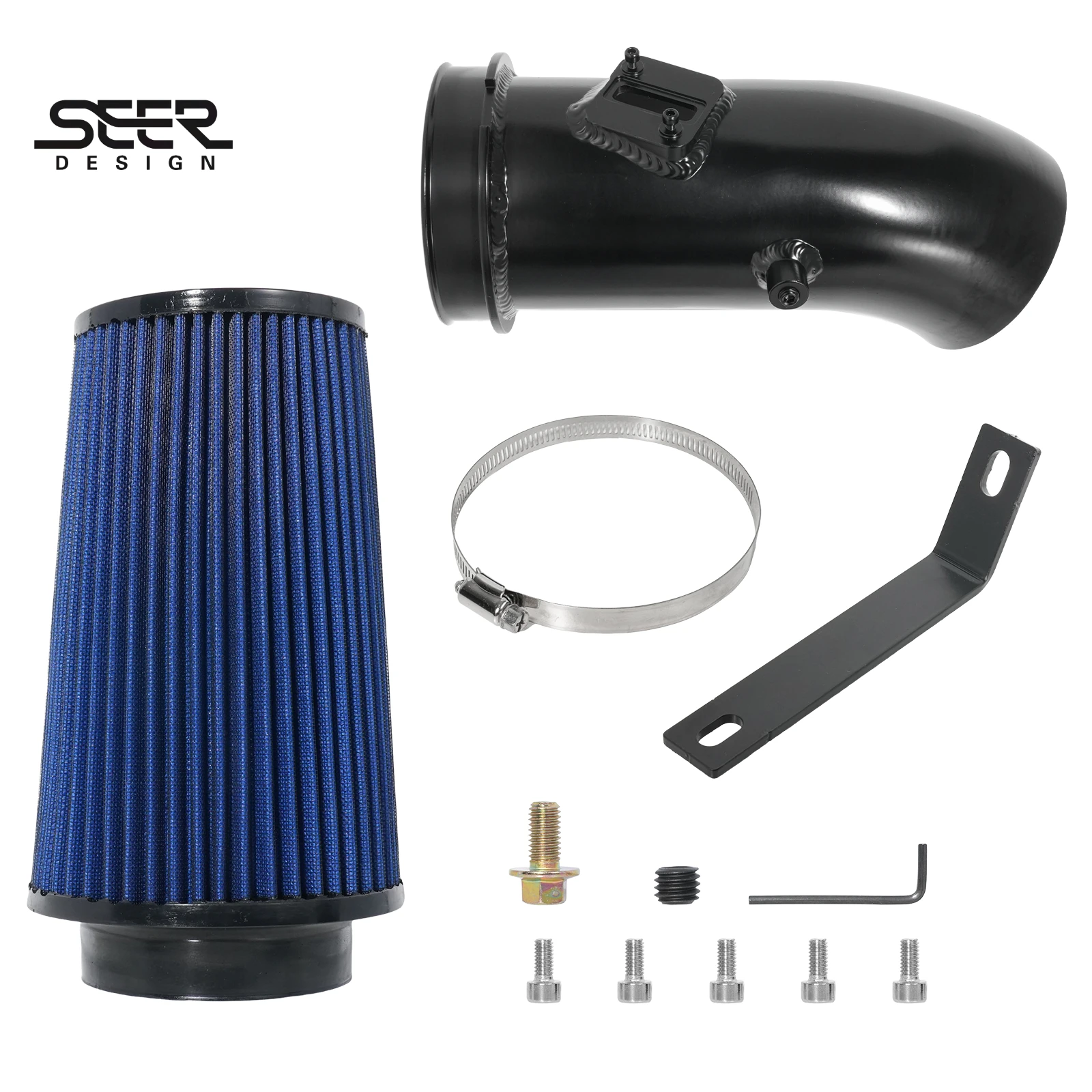 

4" Cold Air Intake Kit For 2011-2016 Ford F250 F350 F450 Powerstroke Diesel 6.7L Automobiles Filters Accessories