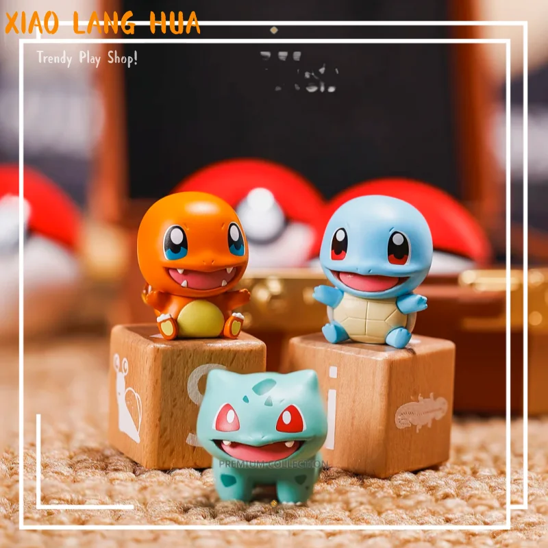 ファンイズム-ポケモン30周年記念ブラインドボックスフィギュア、初心者向けポケボール、コレクタブル卓上飾り、かわいい大人向けコレクタブル