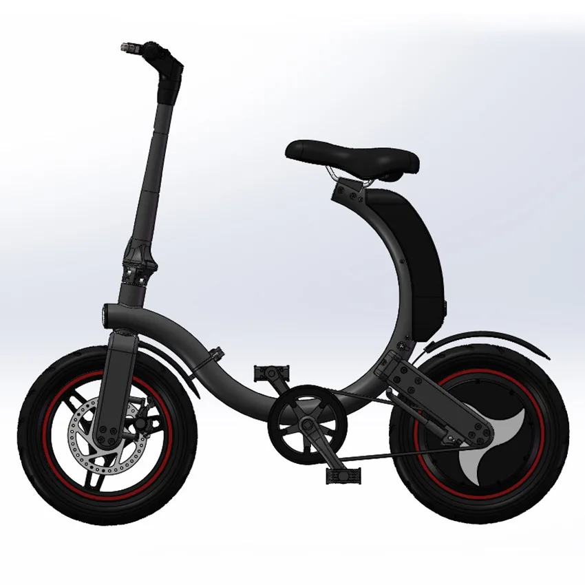 Cross-border Folding Aluminum Alloy Electric Scooter Ultra-light Portable Men's Women's Lithium Battery-assisted W350watt Motor