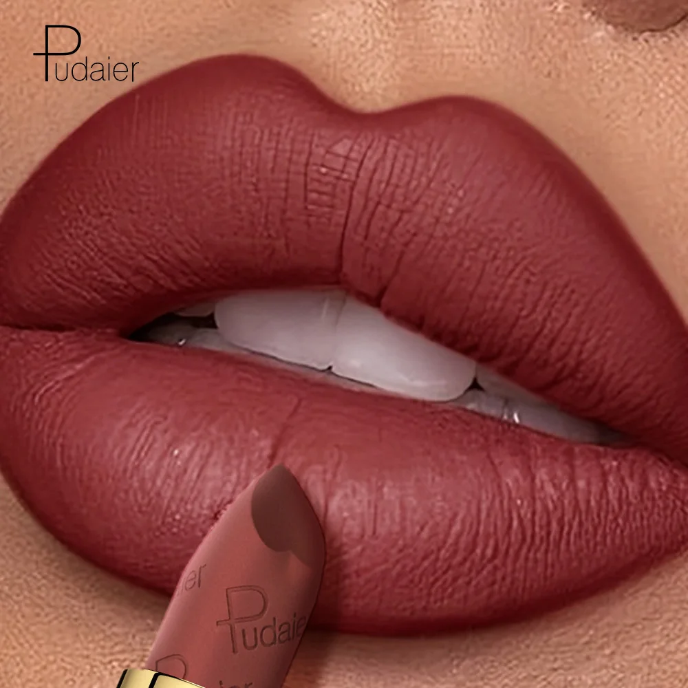 

Матовая водостойкая помада, стойкая, не сушит губы, не оставляет следов, с шелковистой текстурой, идеально подходит для ежедневного макияжа.