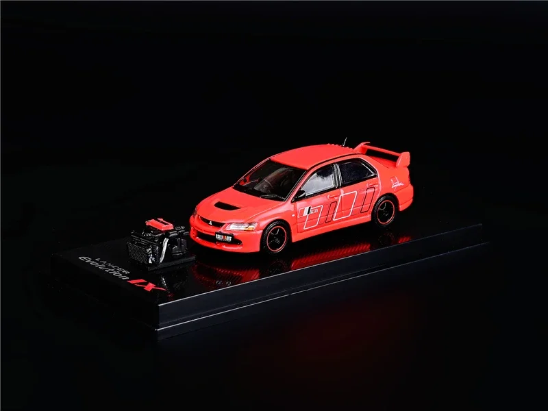 CM-Modell 1:64 Lancer Evo IX Ralliart mit Motordruckguss-Modellauto