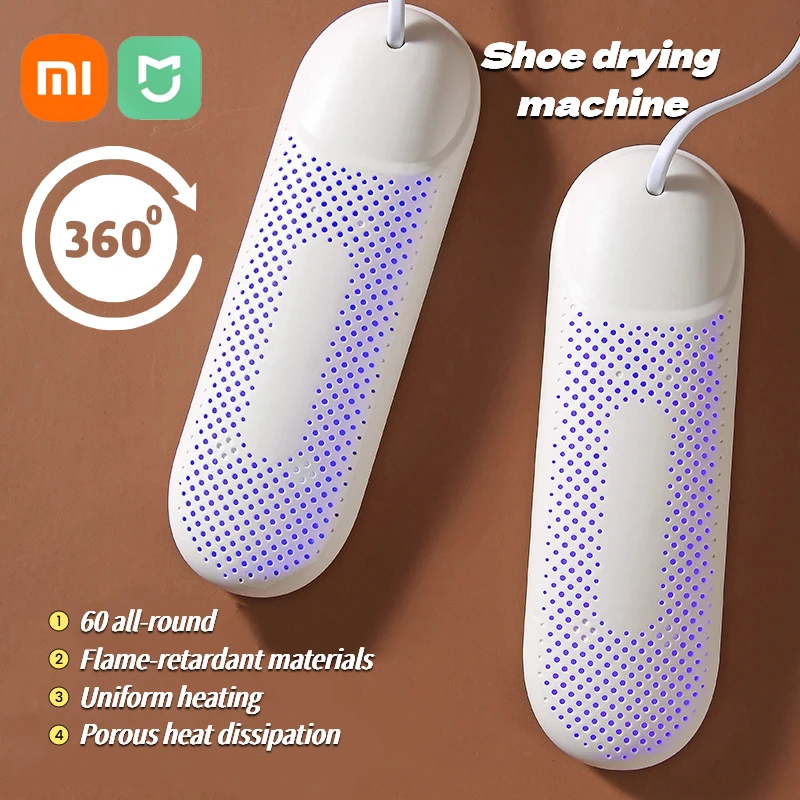 Xiaomi Portable Shoe Dryers Freshener Device Dryer EU US UK Timing Shoes Footwear Electric Heater Socks Ultraviolet Dehumidifier