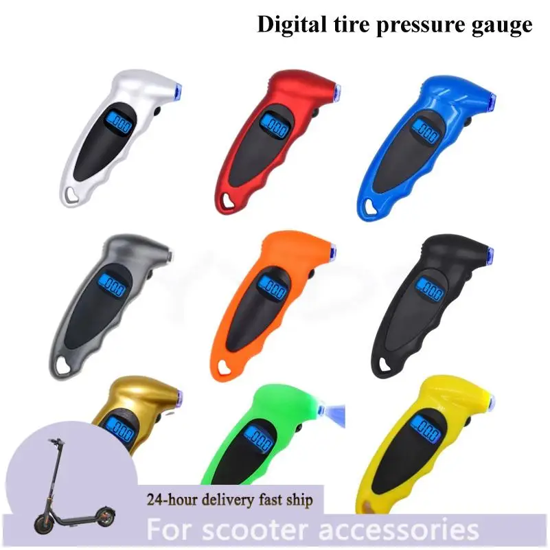 

Digital Tire Pressure Gauge Car Portable LCD Display Backlight High Precision Tyre Air Pressure Monitor Tool Auto Accessories