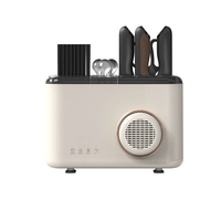 Portable household food cleaner with kitchen tool holder UV sterilizer capsules fruit and vegetable washing food purifier