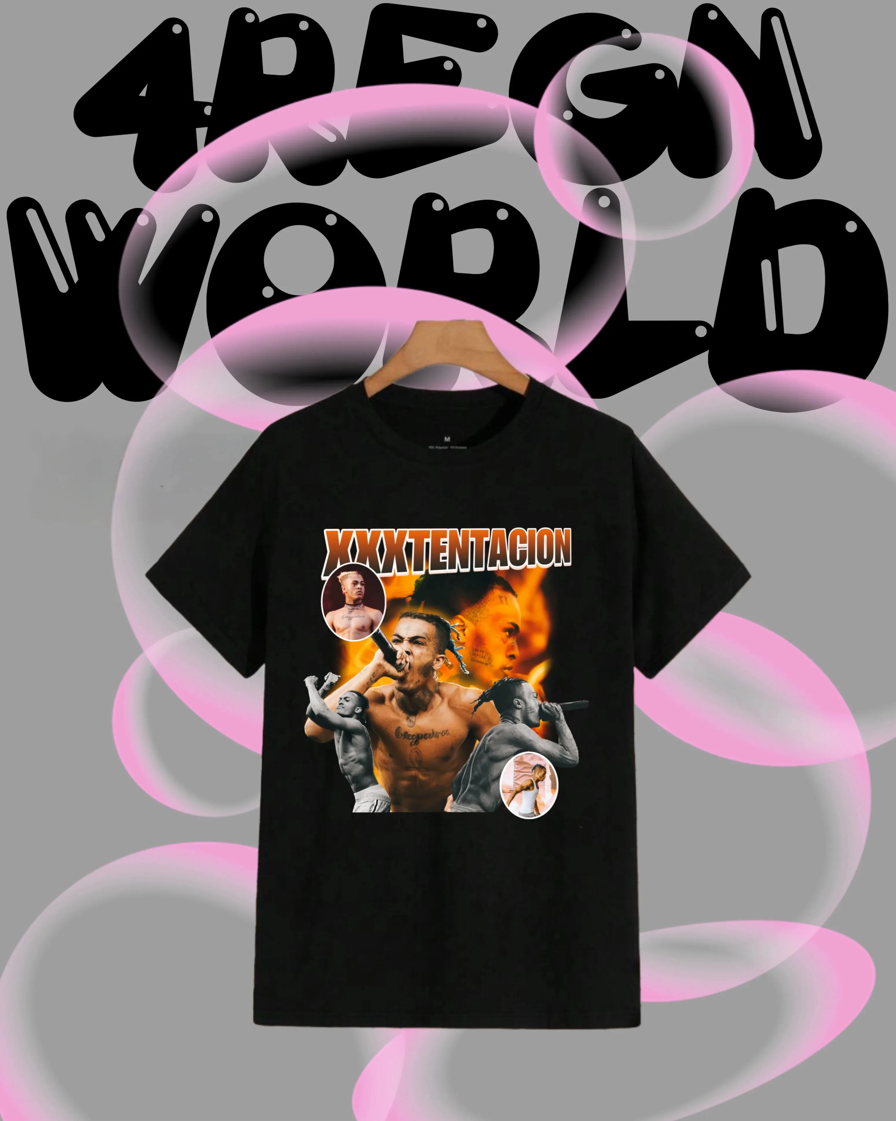 2025-26 جنوب أفريقيا الصيف XXXTENTACION الجرافيك 100% القطن الخالص المطبوعة مغني الراب الهيب هوب الاتجاه تي شيرت للجنسين الرجال عادية Y2k #1