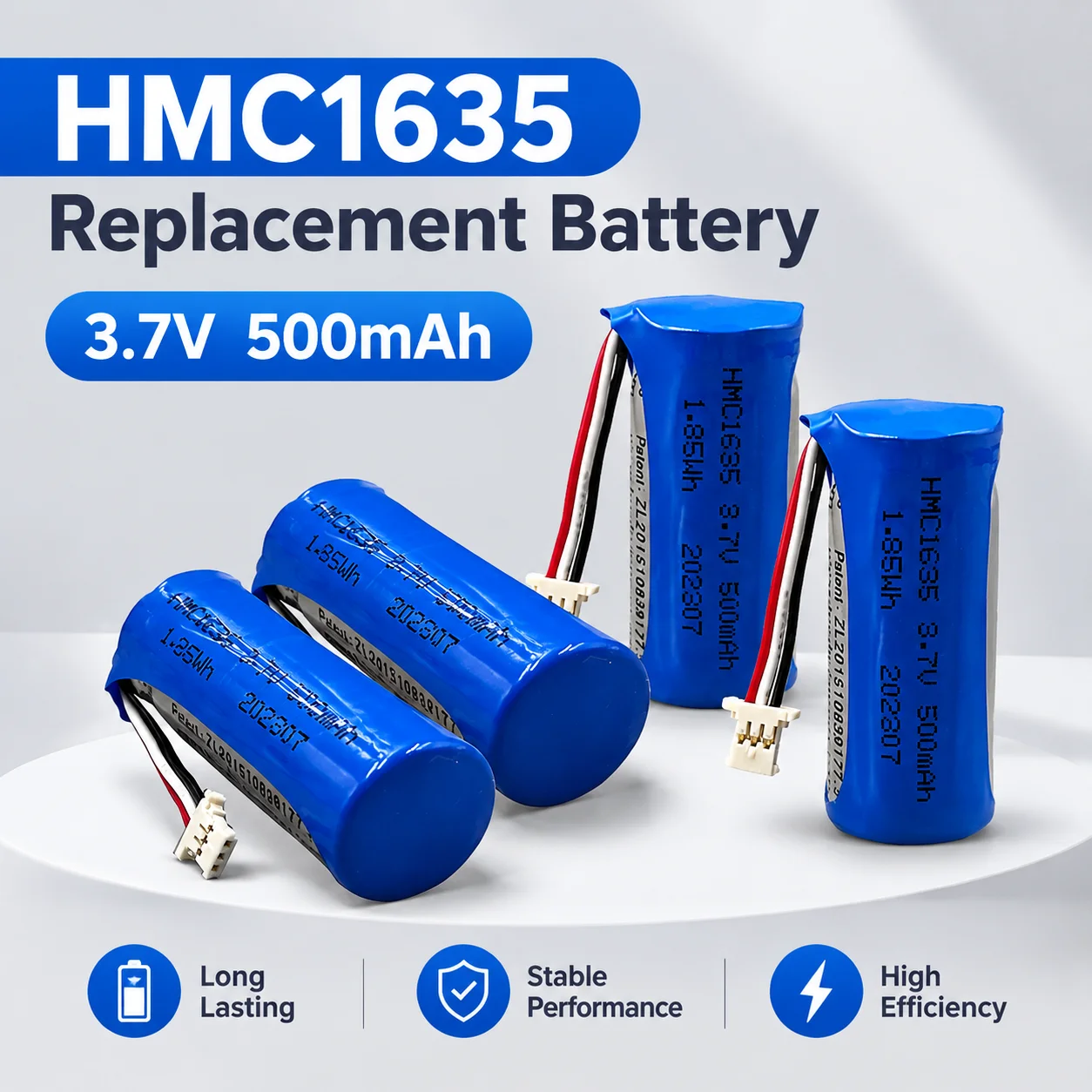 PURFIELD 3.7V 500mAh HMC1635 Lithium-ion Battery for 70mai A400 Battery Rubik Cube Intelligent Tachograph DVR Driving Recorder