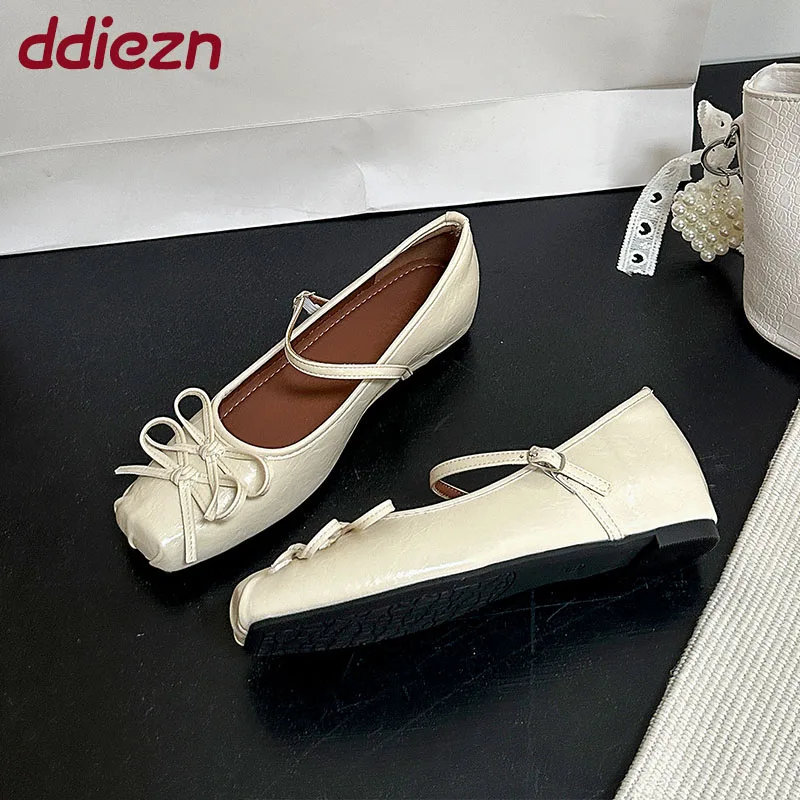 فراشة عقدة الأحذية النساء ماري جينس لوليتا أحذية الإناث الارتفاع زيادة موضة مشبك حزام السيدات الشقق مع الأحذية #4