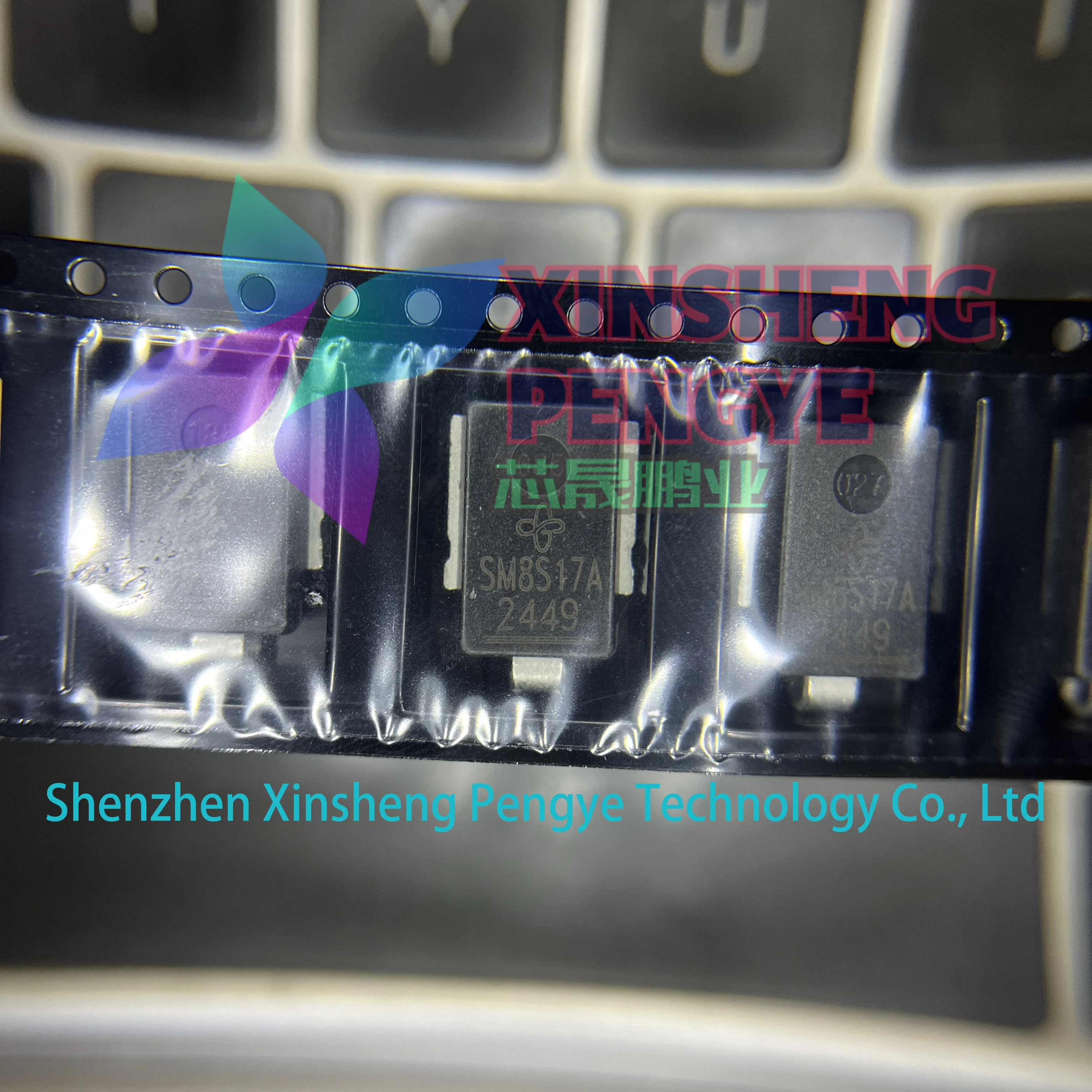 

High Quality SM8S17AHE3_A/I SM8S17AHE3/2D Marking SM8S17A Packaging DO-218AB 17V 239A 6600W Unidirectional TVS Diode In Stock
