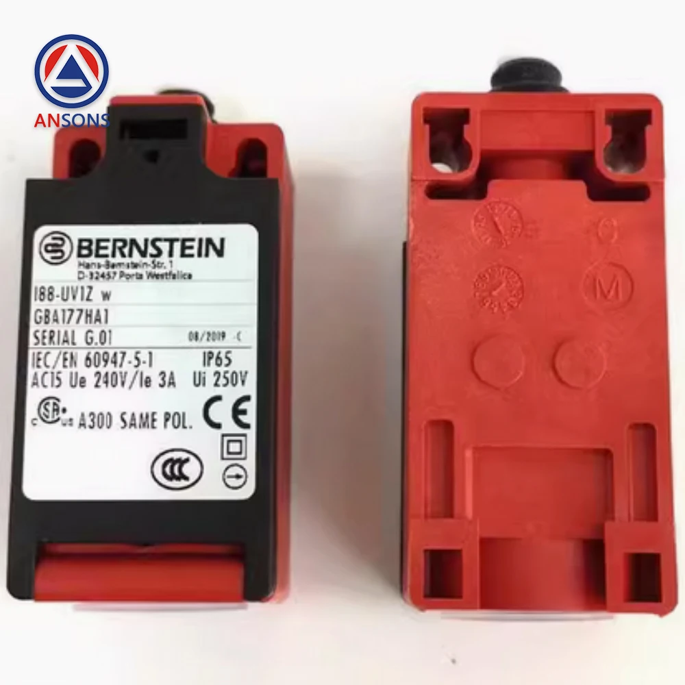 

GBA177HA1 188-UV1Z w GBA177HA3 Bernstein For OTIS Escalator Limit Switch Travel Switch Ansons Elevator Spare Parts