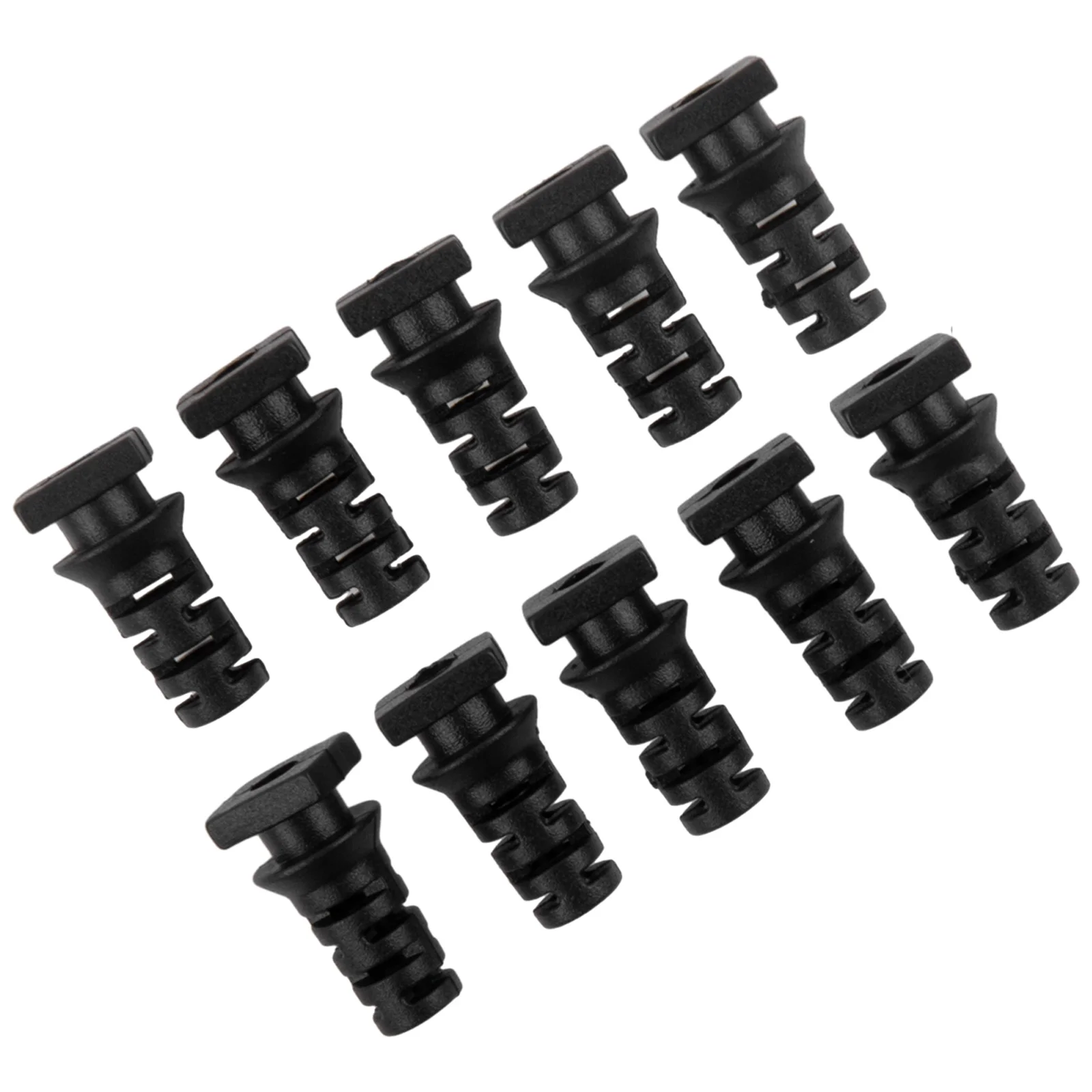 Power Tool Cord Protector 10pcs Black/white Cable Cable Sleeves Connector Electric Tools Strain Relief High Quality Nice