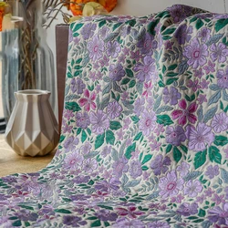 French Style Jacquard Fabric Women's Spring and Autumn Dress Shirt Sewing Fabric 50cmx145cm