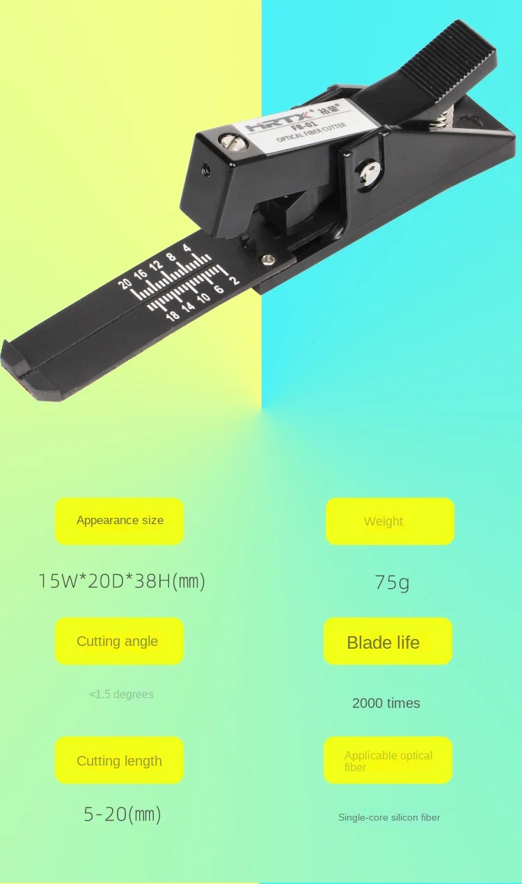 Optical Fiber Cutter Mechanical Cable Communication Construction Simple Fast Cleaver FB-01