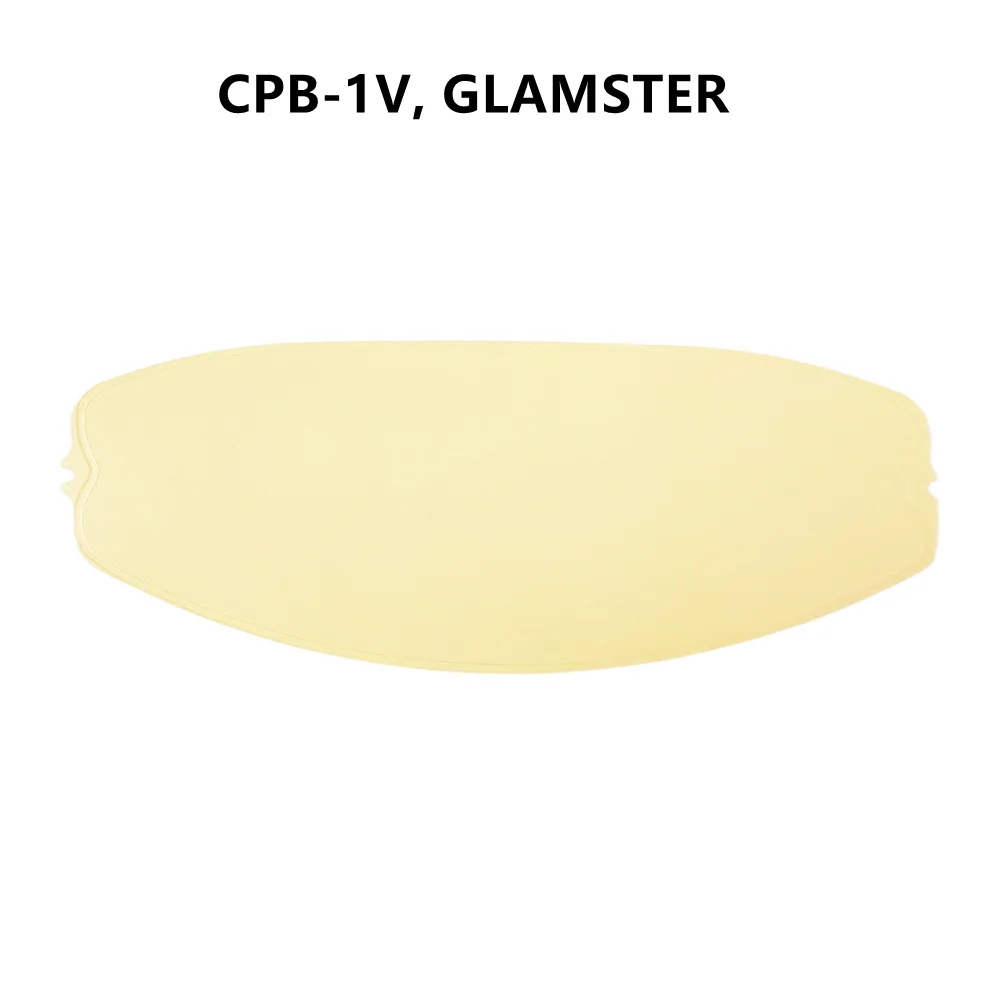 GLAMSTER Helmvisier für SHOEI GLAMSTER, winddichte Linse, Gesichtsschutz, beschlagfrei, Visiere, Anti-UV-Sonnenschutz, Visera Casco Moto