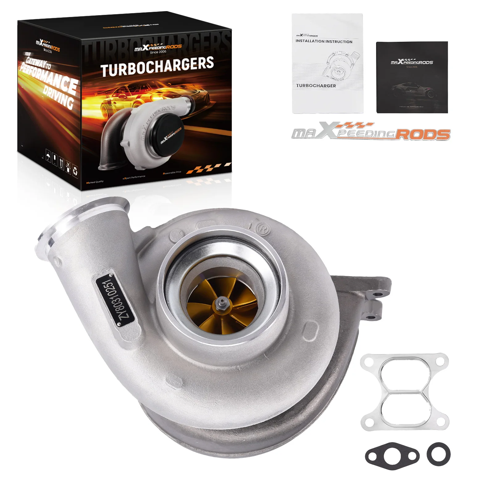 HX55 Billet Turbo charger for Cummins ISX1 Signature 450 Twin-Scroll 3591788   4036902 3595090 3590909 3591788 3591789