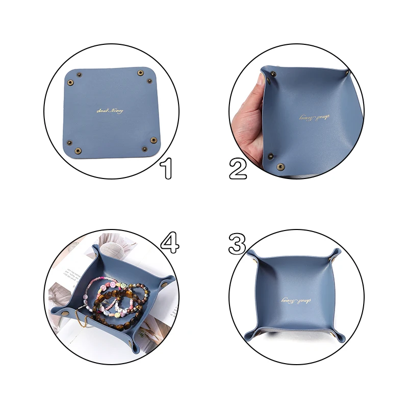 PU Leather Storage Box for Jewelry and Accessories