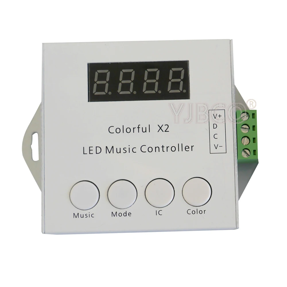 Vollfarb musik RGB LED-Controller 1000 Pixel für 5V-24V 12V ws2812b ws2811 ws2813 6803 usc1903 ic digitales LED-Streifen band