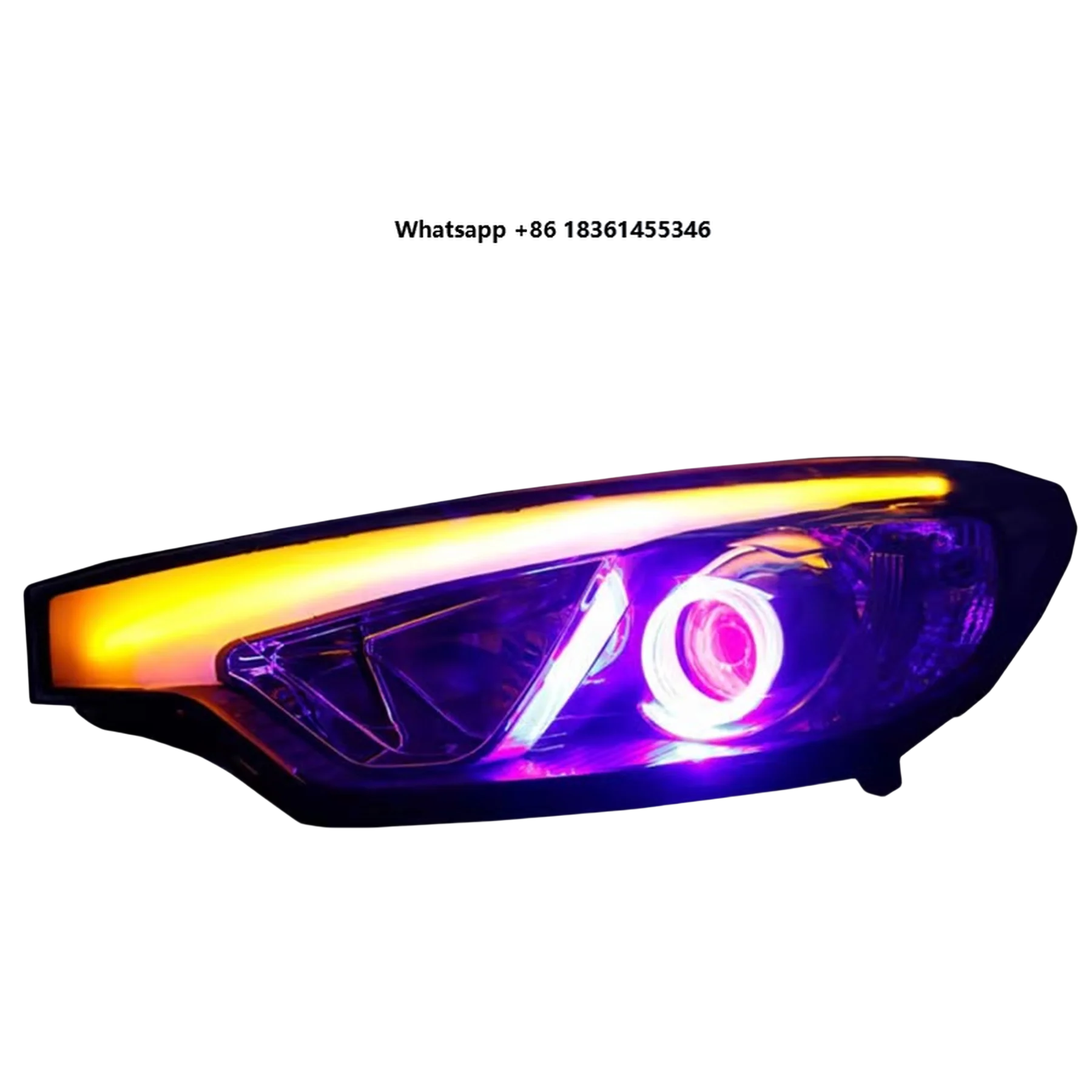 

LED Headlight Headlamp for K3 Cerato 13-15 DRL Daytime Running Light High low beam Turn signal