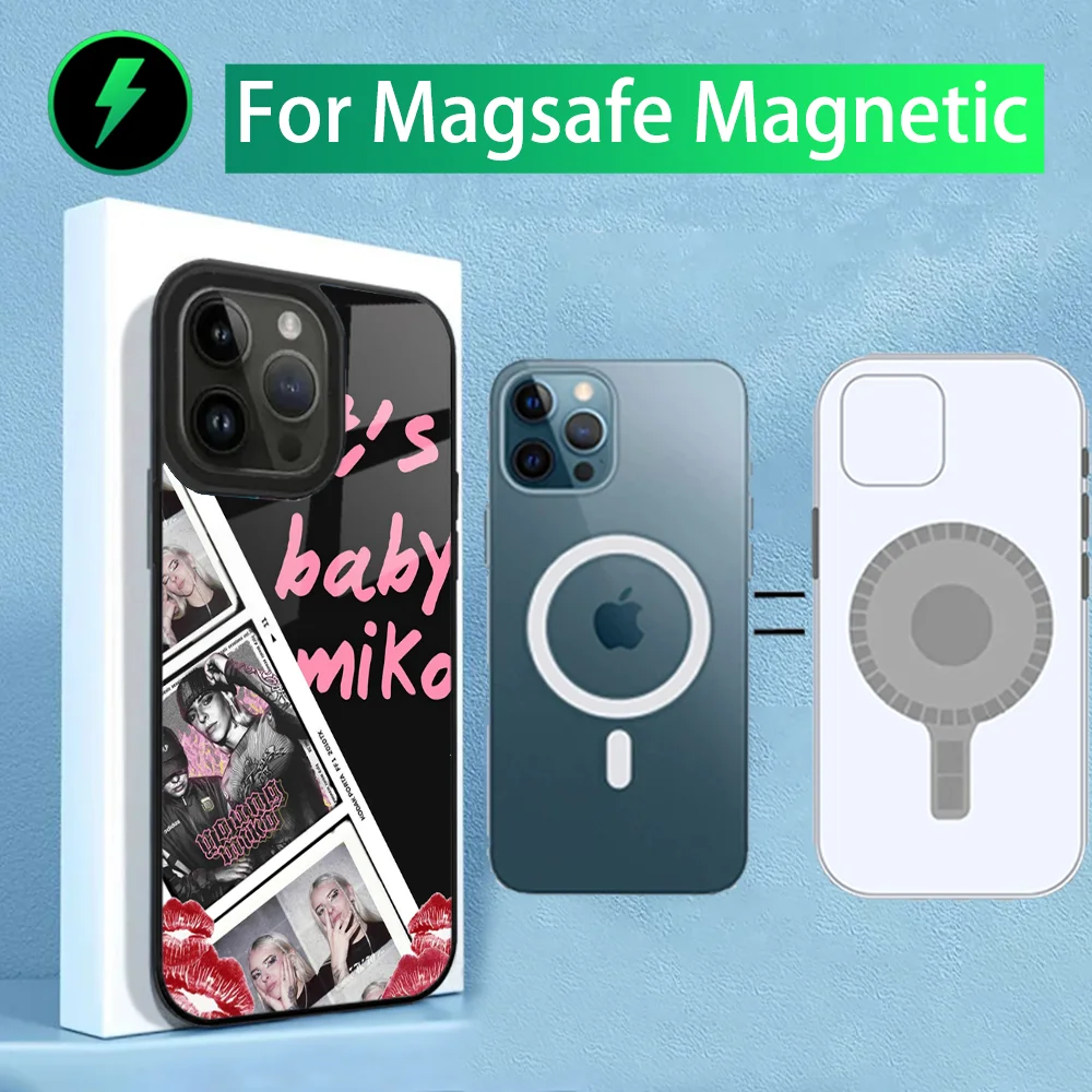 Rapper Young M-Miko Phone Case For iPhone 16,15,14,13,12,11,Plus,Pro,Max Mini Magsafe Magnetic Wireless Charging